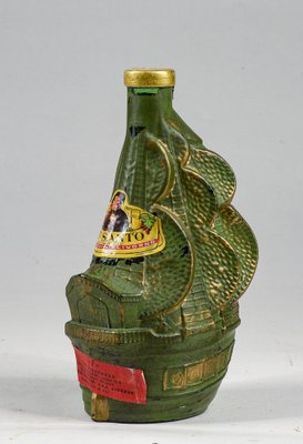 Glass Vinsanto Bertocchini Livorno Bottle in Shape of Sailing Ship, 1960s-RAQ-1353460