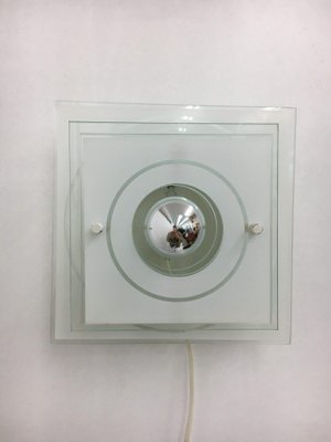 Glass Wall Lamp, 1970s-BGP-934881