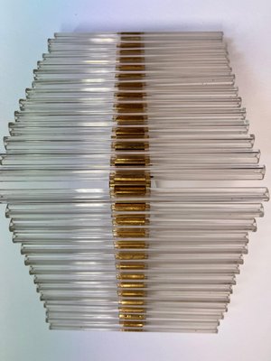 Glass Wall Lamp attributed to Kamenicky Senov, 1960s-TZ-1797659