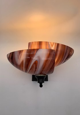 Glass Wall Lamp from Vistosi, 1980s, Set of 2-XQC-1254438