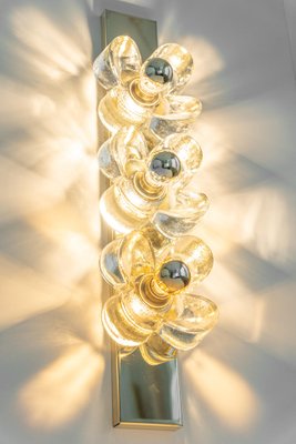 Glass Wall Light by Sische, Germany, 1970s-UGR-1086298