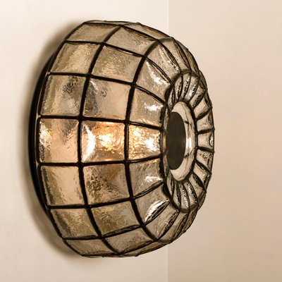 Glass Wall Light from Limburg Glashütte, 1970s-VDW-997873