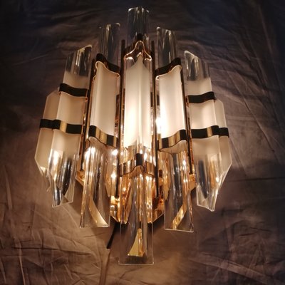 Glass Wall Sconce by Paolo Venini, 1970s-RGF-934714