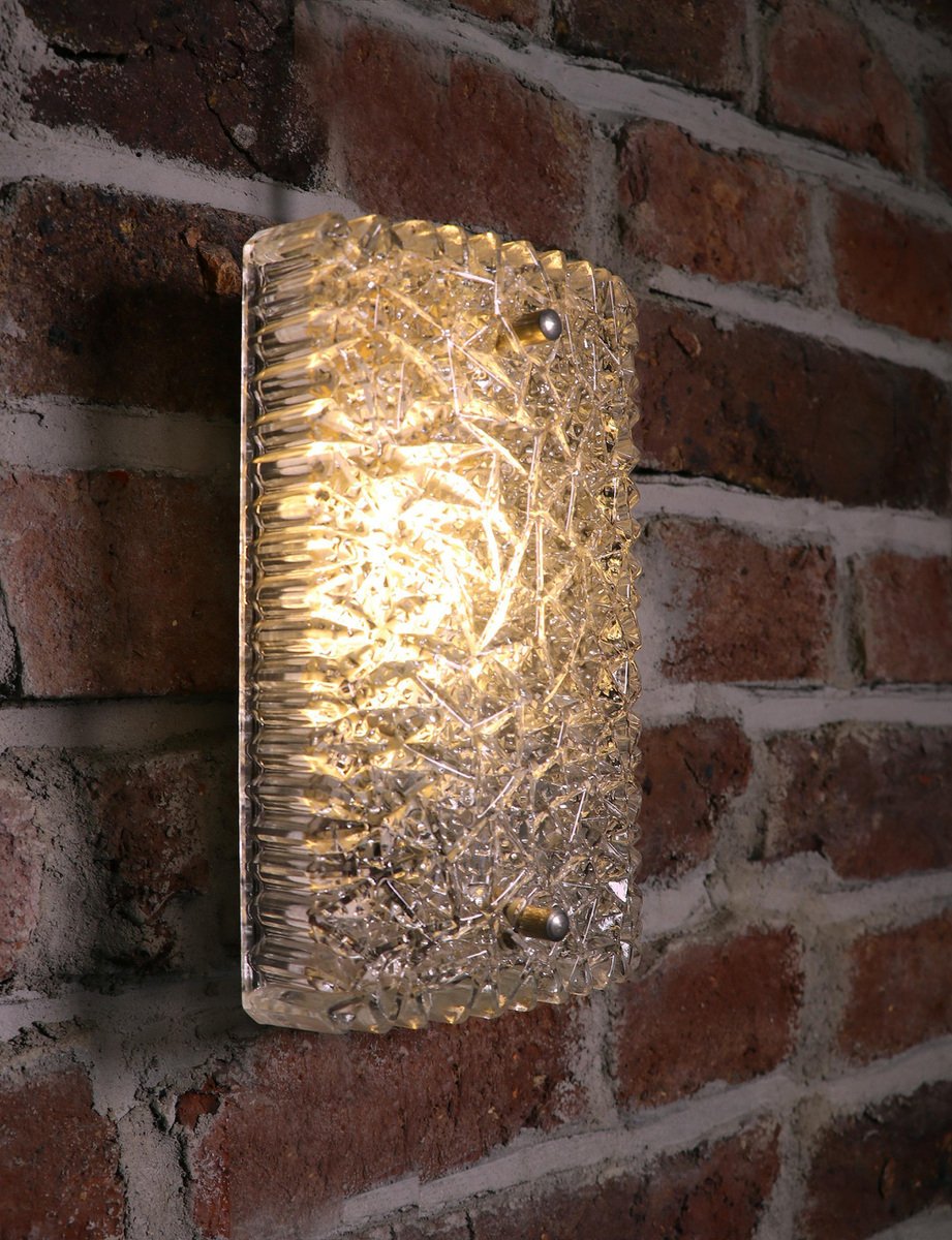 Glass Wall Sconce from Hoffmeister, Germany, 1960s