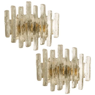 Glass Wall Sconces by J.T. Kalmar, Austria, Set of 2-VDW-824825