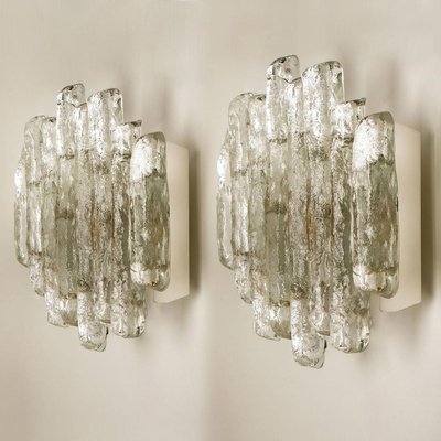 Glass Wall Sconces by J.T. Kalmar, Austria, Set of 2-VDW-824825