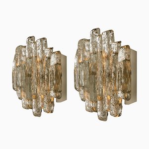 Glass Wall Sconces by J.T. Kalmar, Austria, Set of 2-VDW-824825