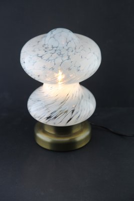 Glass White Clouds Table Lamp from Peill & Putzler, 1970s-MJY-1148865