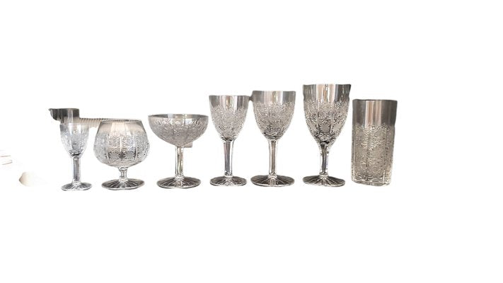 Glasses in Cut Crystals, Set of 64-TCS-1292205