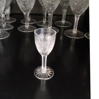 Glasses in Cut Crystals, Set of 64-TCS-1292205