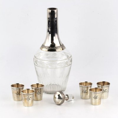 Glasses Set with a Carafe, Set of 7-WMV-1127596