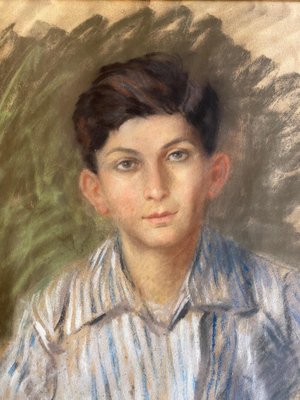 Glauco Cambon, Portrait of a Young Boy, 1900s, Pastel on Paper-CJU-2032160