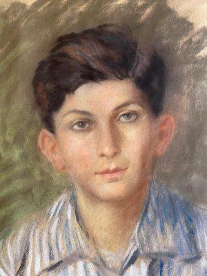 Glauco Cambon, Portrait of a Young Boy, 1900s, Pastel on Paper-CJU-2032160