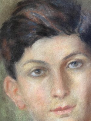 Glauco Cambon, Portrait of a Young Boy, 1900s, Pastel on Paper-CJU-2032160