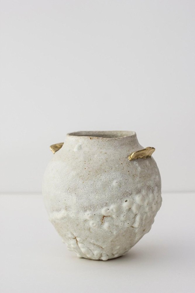 Glaze Isolated N.10 Stoneware Vase by Raquel Vidal and Pedro Paz