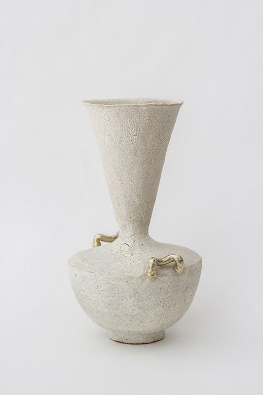 Glaze Isolated N.15 Stoneware Vase by Raquel Vidal and Pedro Paz