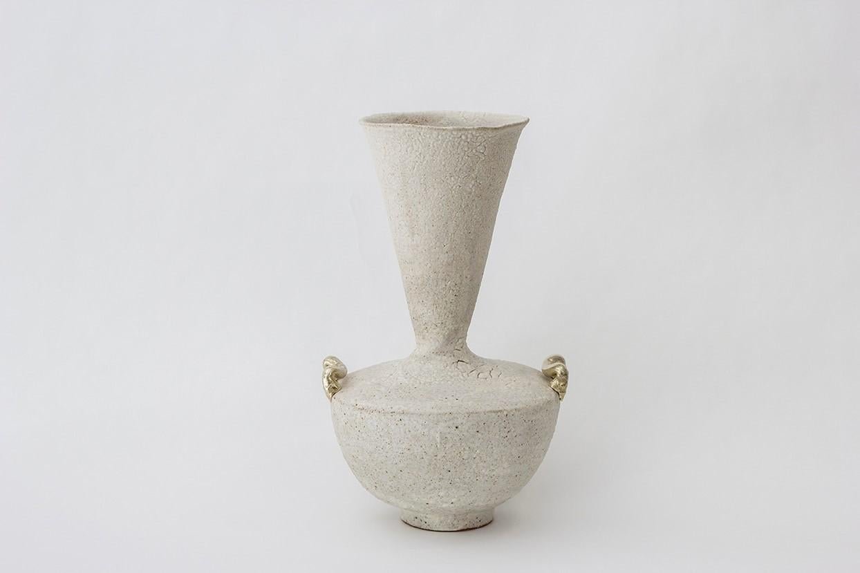 Glaze Isolated N.15 Stoneware Vase by Raquel Vidal and Pedro Paz