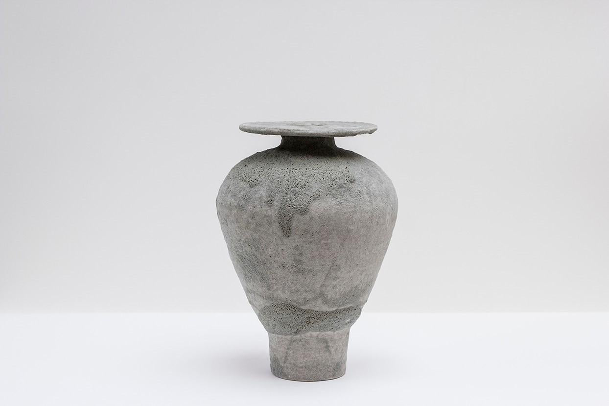 Glaze Isolated N.7 Stoneware Vase by Raquel Vidal and Pedro Paz