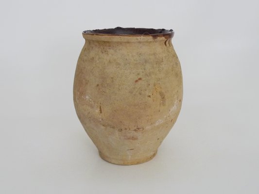 Glazed Brown Terracotta Grease Pot, South West of France, 1950s-MZP-2026814