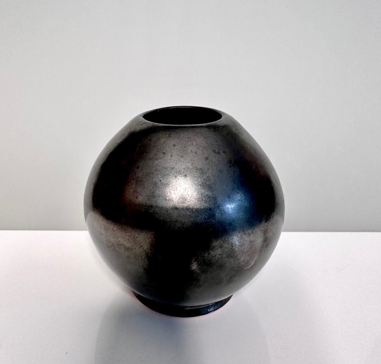 Glazed Ceramic Art Vase by Wilhelm Diebener for Hansa Gotha Keramik, Germany, 1930s