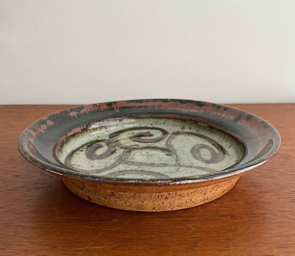 Glazed Ceramic Bowl by Helle Allpass, Denmark, 1970s