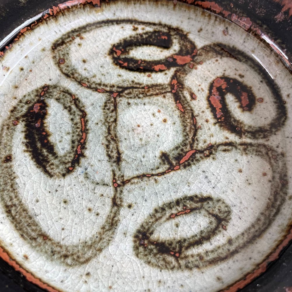 Glazed Ceramic Bowl by Helle Allpass, Denmark, 1970s