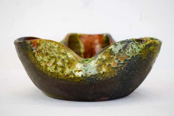 Glazed Ceramic Bowls by Claudio Pulli, 1960s-AOL-666423