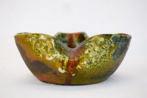 Glazed Ceramic Bowls by Claudio Pulli, 1960s-AOL-666423