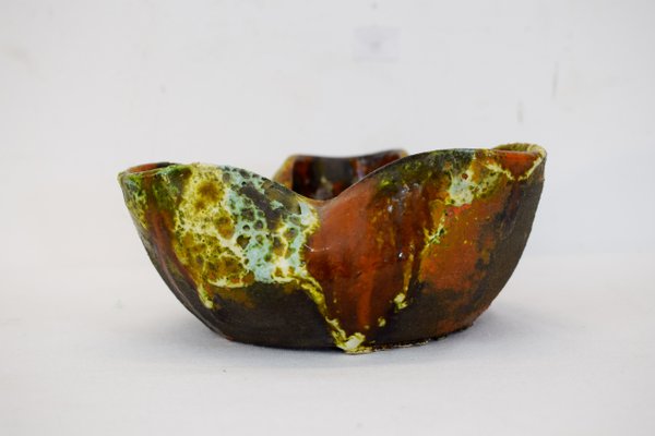 Glazed Ceramic Bowls by Claudio Pulli, 1960s-AOL-666423