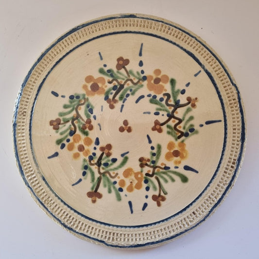 Glazed Ceramic Dish from Lac St Jorioz Annecy Pottery, 1970s