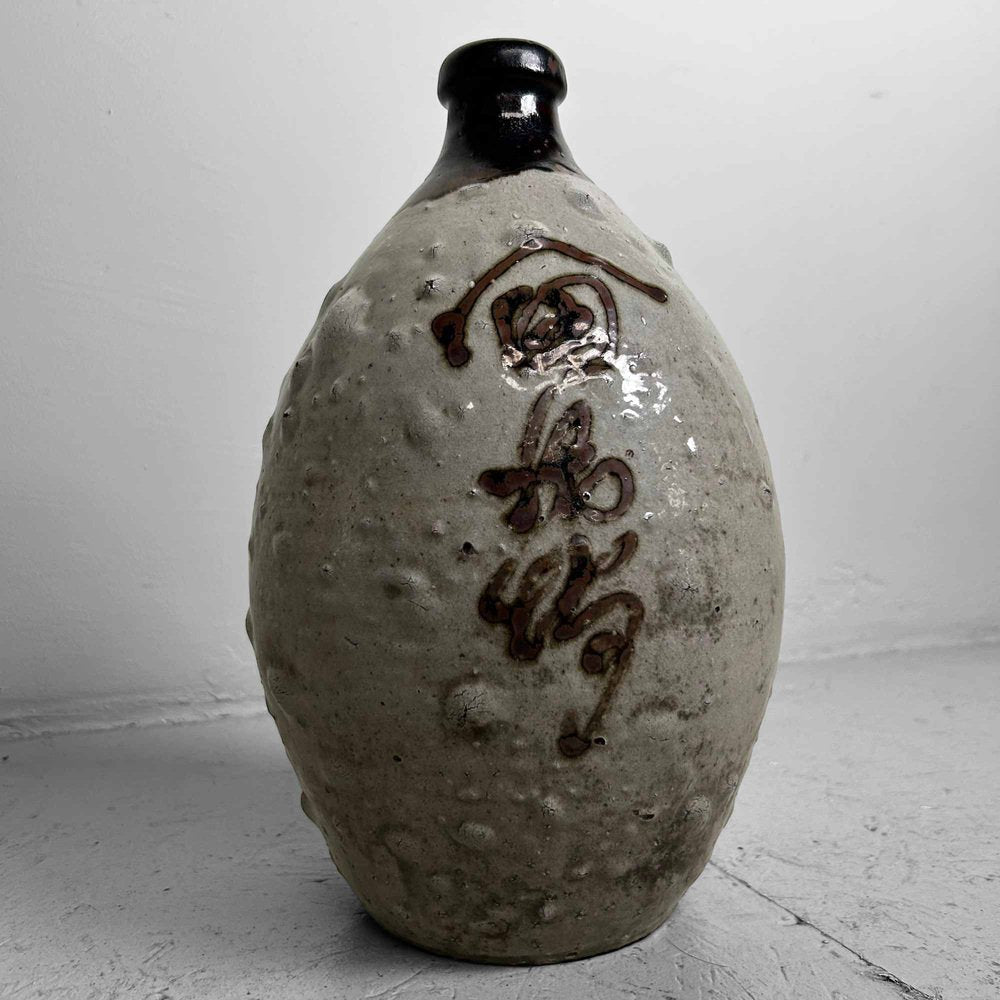 Glazed Ceramic Sake Bottles, Japan, 1890s, Set of 2