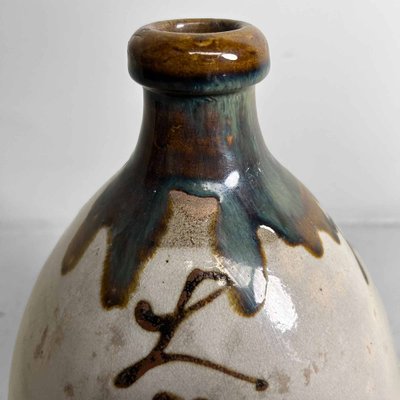 Glazed Ceramic Sake Bottles, Japan, 1890s, Set of 2-DWL-1703870