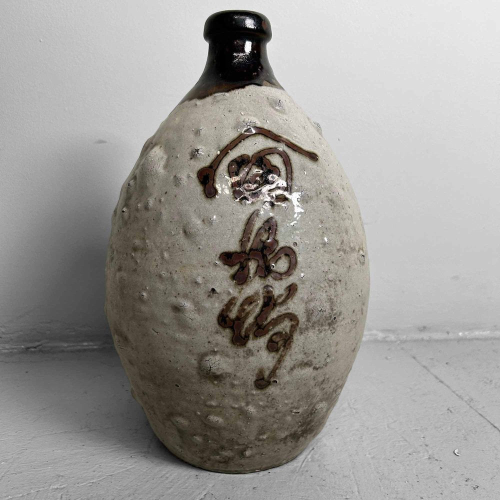 Glazed Ceramic Sake Bottles, Japan, 1890s, Set of 2