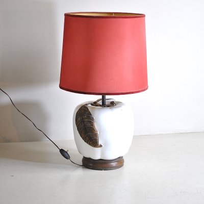 Glazed Ceramic Table Lamp, 1960s-JQO-824024