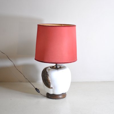 Glazed Ceramic Table Lamp, 1960s-JQO-824024