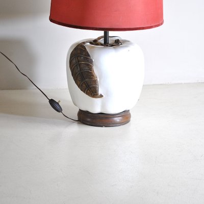 Glazed Ceramic Table Lamp, 1960s-JQO-824024