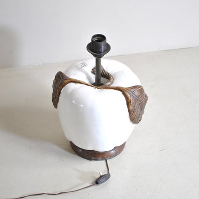 Glazed Ceramic Table Lamp, 1960s-JQO-824024