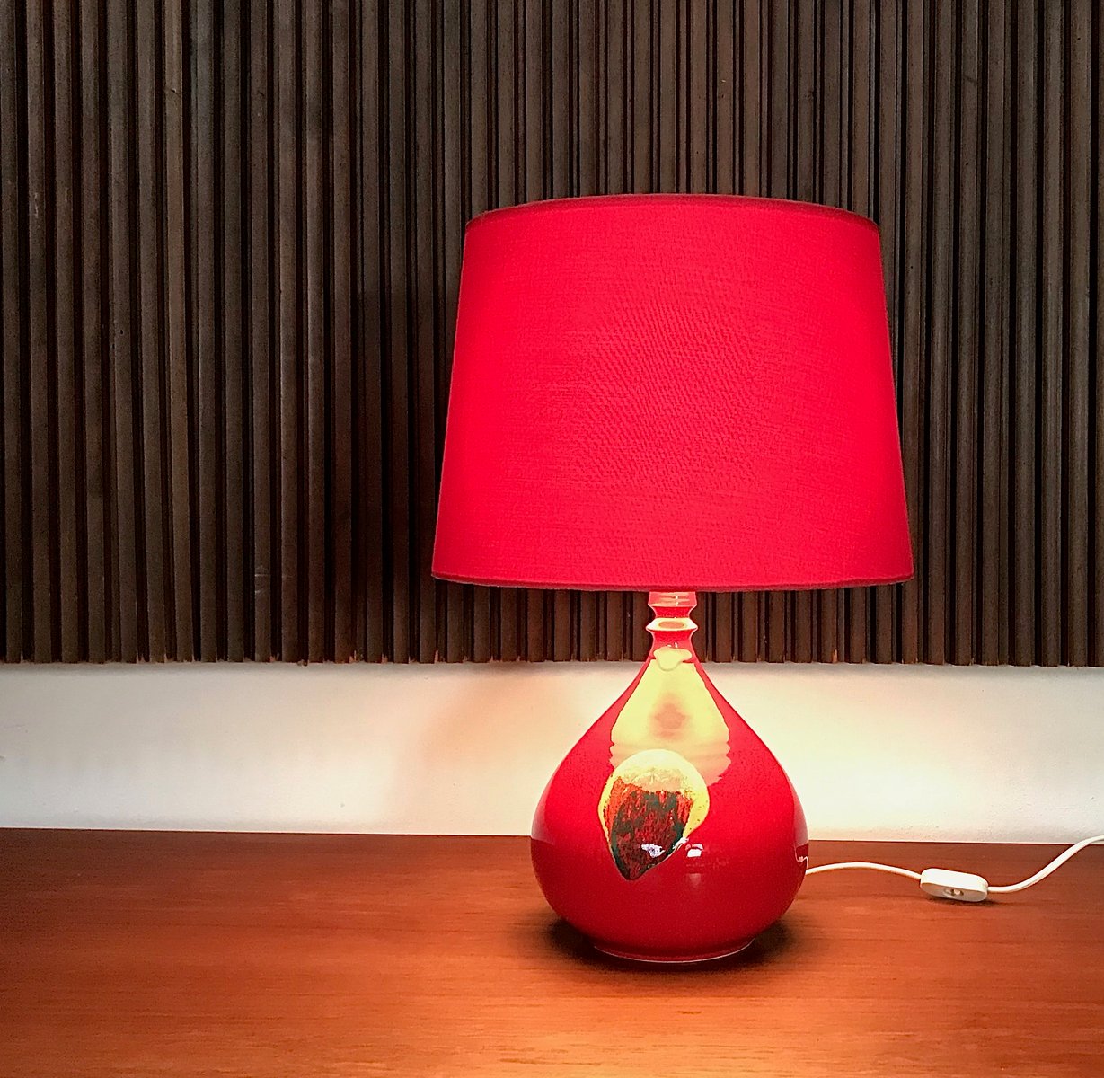 Glazed Ceramic Table Lamp by Bjørn Wiinblad for Rosenthal Studio-Line, 1960s