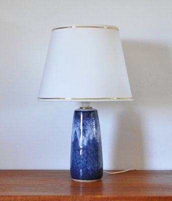 Glazed Ceramic Table Lamp from Valholm, Denmark-HPQ-1293265