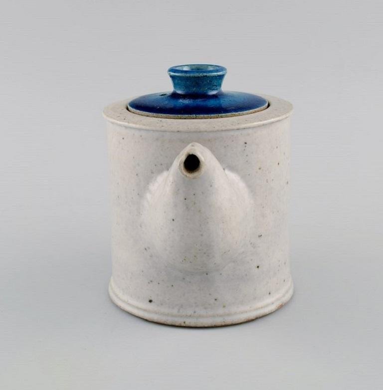 Glazed Ceramic Teapot by Nils Kähler for Kähler, 1960s