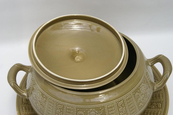 Glazed Ceramic Tureen by Antonia Campi for Richard Ginori Laveno, 1965-FIP-1180284