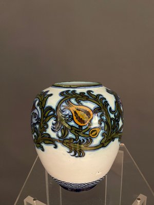 Glazed Ceramic Vase by Pietro Melandri & Paolo Zoli for La Faiance, 1900s-MAX-848051