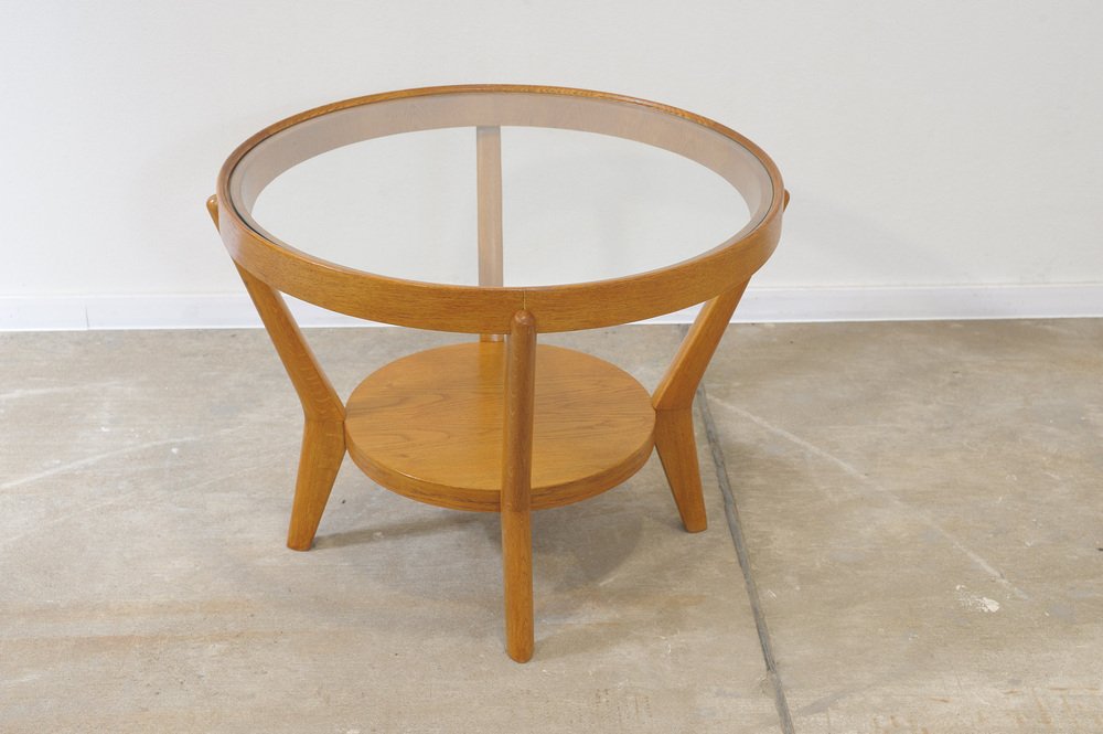 Glazed Coffee Table by Kropacek & Kozelka, 1944