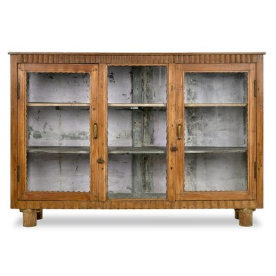 Glazed Console in Weathered Wood-NQ-2040782