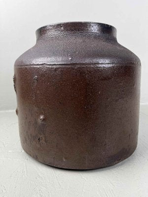 Glazed Earthenware Storage Jar, Japan-DWL-1397654