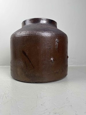 Glazed Earthenware Storage Jar, Japan-DWL-1397654