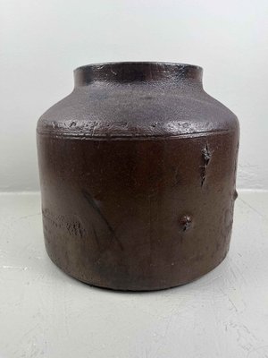 Glazed Earthenware Storage Jar, Japan-DWL-1397654