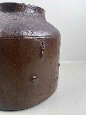 Glazed Earthenware Storage Jar, Japan-DWL-1397654