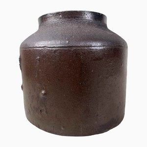 Glazed Earthenware Storage Jar, Japan-DWL-1397654