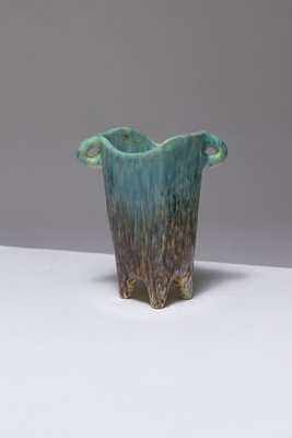 Glazed Earthenware Vase from Accolay, 1950s-QAC-2043133